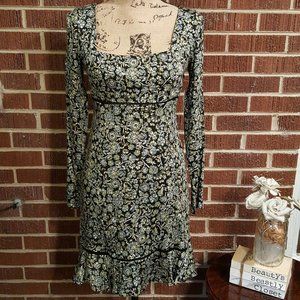 Free People Boheme Square Chest Peasant Dress NWT